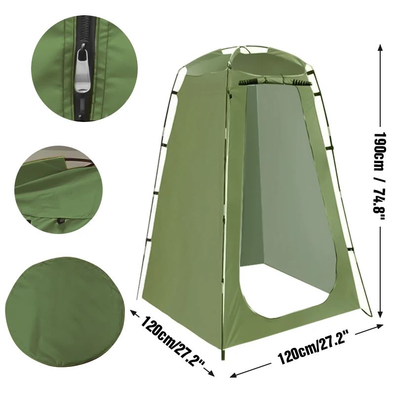 Westtune Portable Waterproof Privacy Shower Tent Outdoor Changing Shelter 6