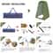 Westtune Portable Waterproof Privacy Shower Tent Outdoor Changing Shelter 8