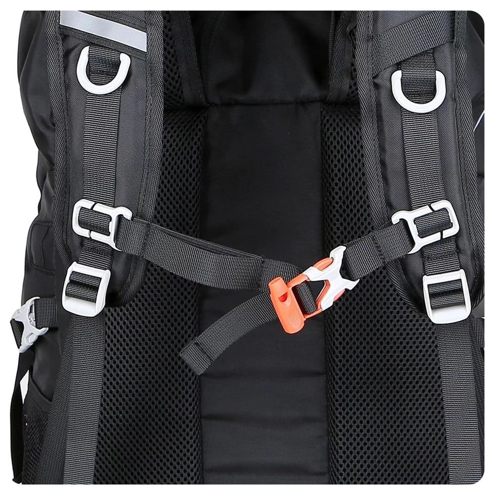 WESTTUNE 50L Hiking Backpack With Rain Cover Multifunctional Outdoor Rucksack 9