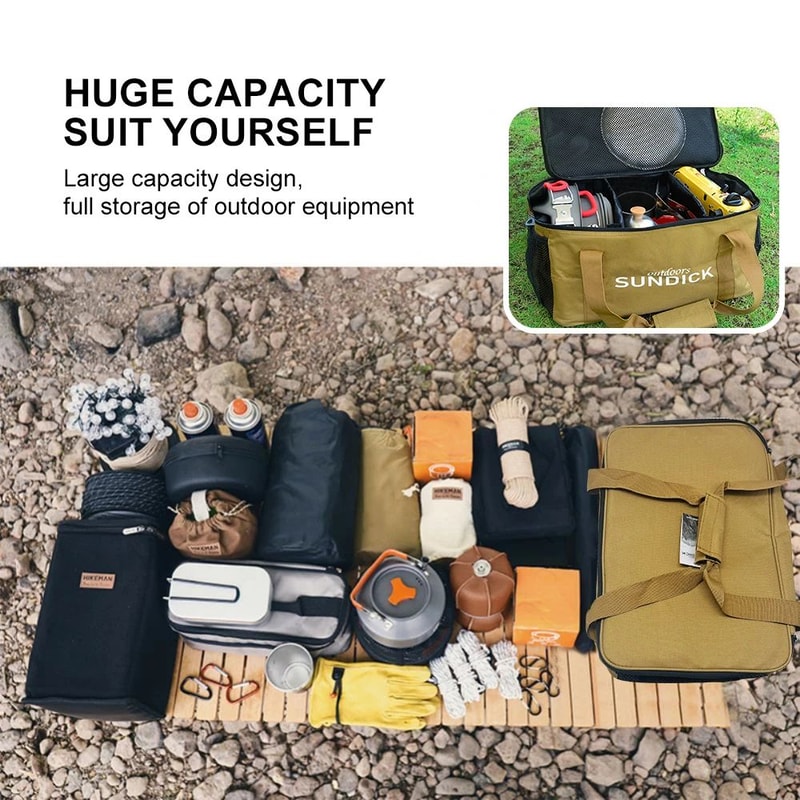 Large Capacity Portable Travel Tableware Bag For Camping And Picnics 3