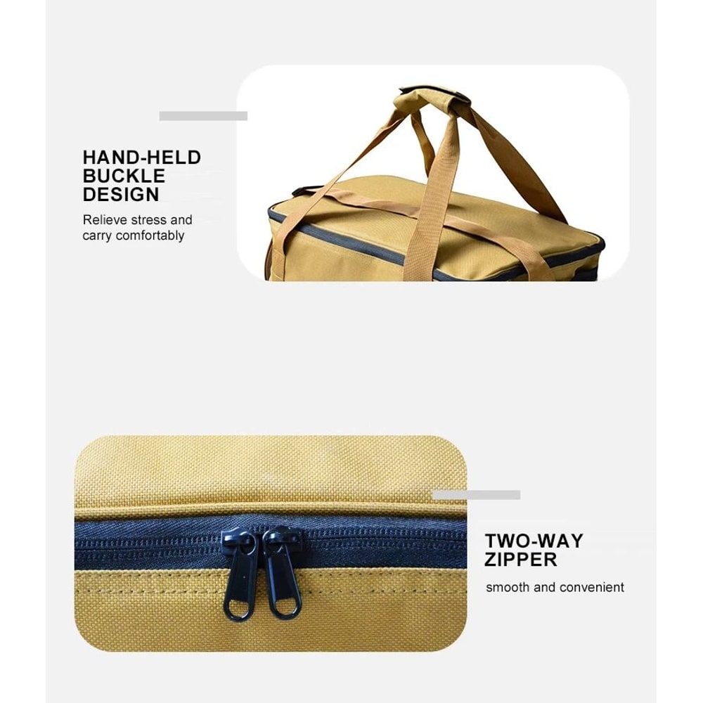 Large Capacity Portable Travel Tableware Bag For Camping And Picnics 8