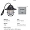 Portable Retro Camping Lantern Waterproof Dimmable Hanging Tent Light 11