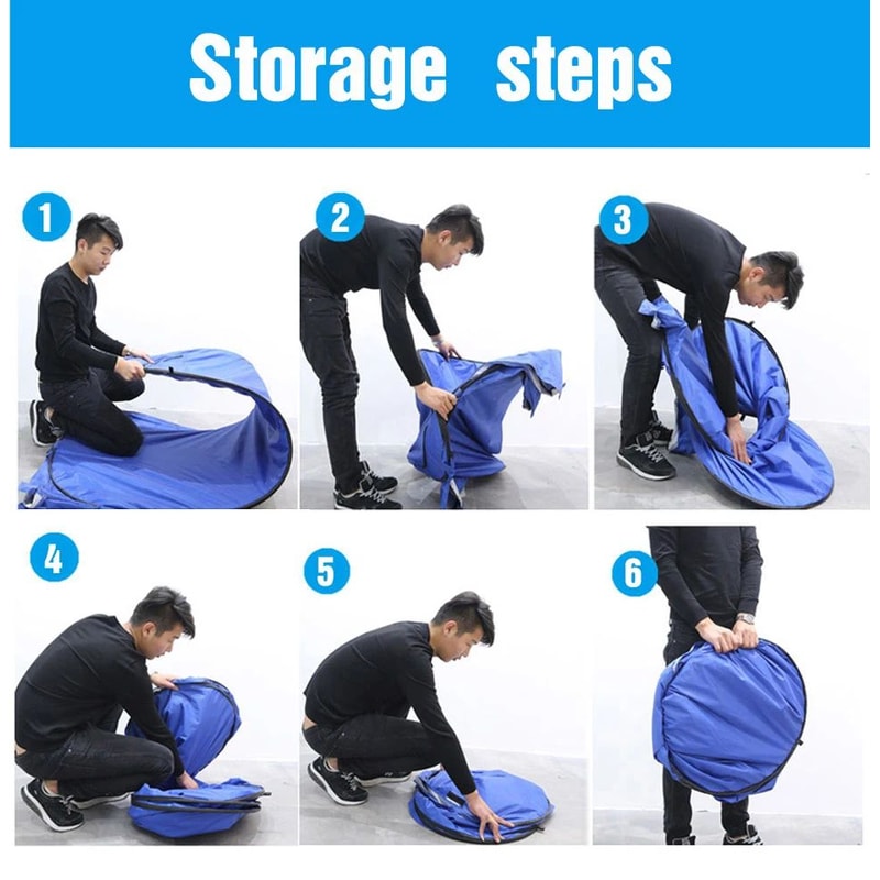 Westtune Portable Pop Up Camping Shower Tent Privacy Changing Room Shelter 6