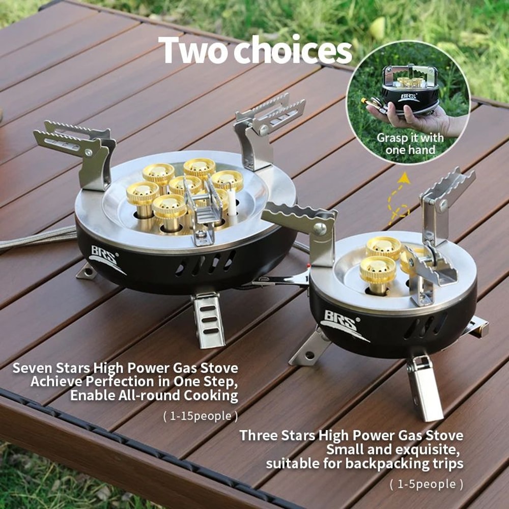 BRS High Power Camping Gas Stove Portable Outdoor Burner With Electronic Ignition 2
