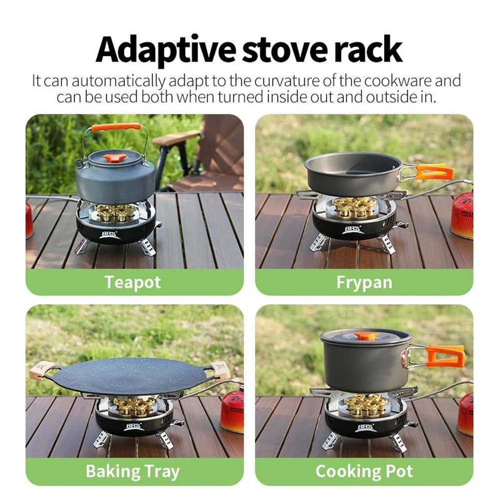 BRS High Power Camping Gas Stove Portable Outdoor Burner With Electronic Ignition 5