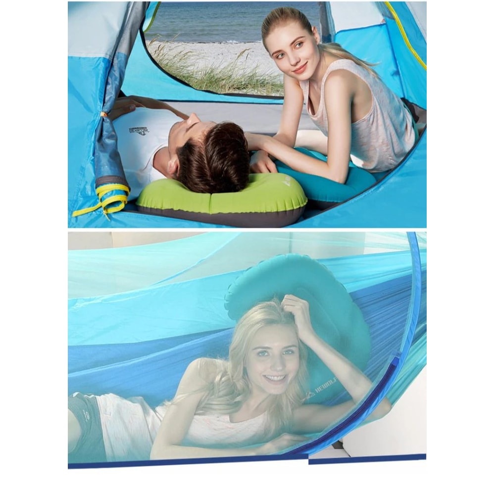 Westtune Portable Inflatable Camping Pillow Ultralight Travel Neck And Lumbar Support 8