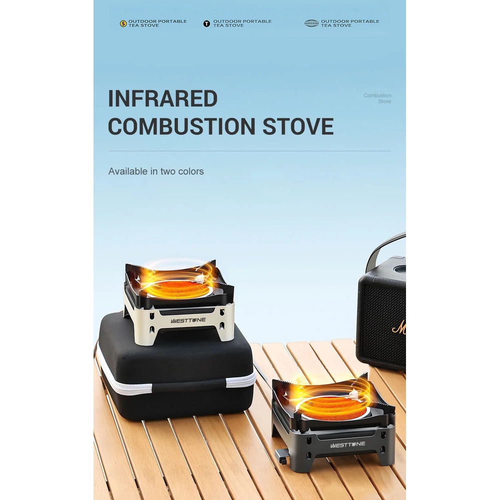 Westtune Camping Cooking Burner Portable 3600W Infrared Gas Stove With Electronic Ignition 6