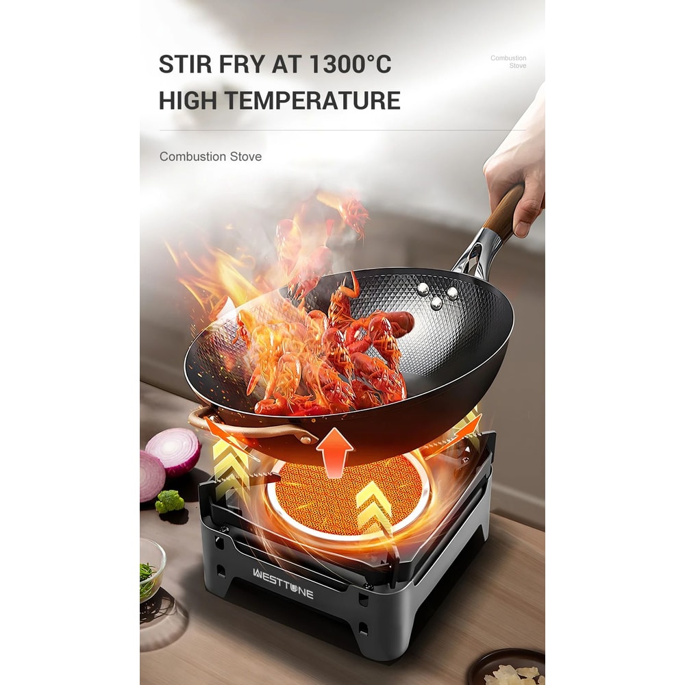 Westtune Camping Cooking Burner Portable 3600W Infrared Gas Stove With Electronic Ignition 8