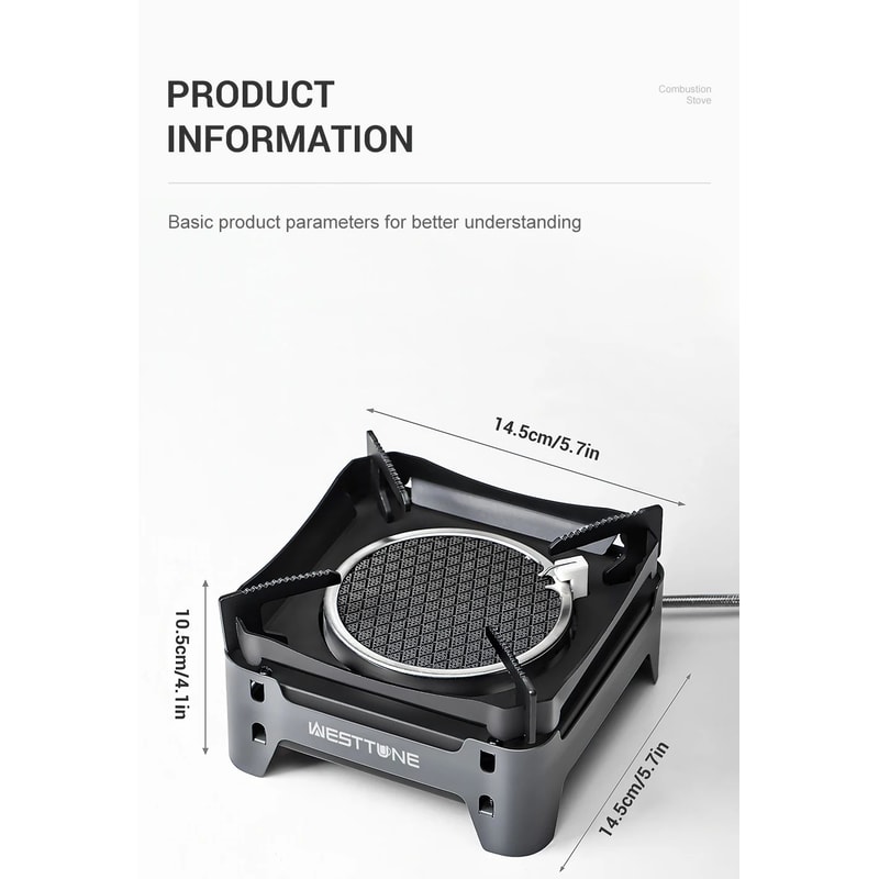 Westtune Camping Cooking Burner Portable 3600W Infrared Gas Stove With Electronic Ignition 15