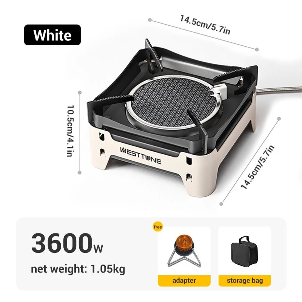 Westtune Camping Cooking Burner Portable 3600W Infrared Gas Stove With Electronic Ignition 18