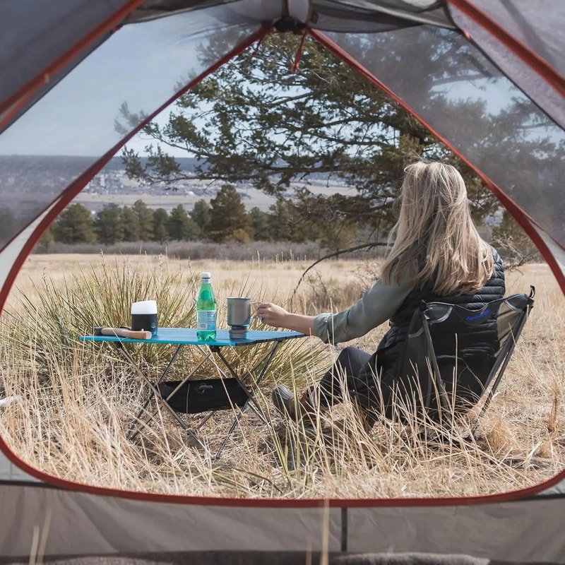 Westtune Ultralight Camping Chair 780g Aluminum Folding Moon Chair For Hiking And Travel 6