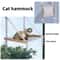Cat Hammock Window Bed Hanging Sunny Seat With Strong Suction Cups Double Decker Design 7