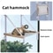 Cat Hammock Window Bed Hanging Sunny Seat With Strong Suction Cups Double Decker Design 7