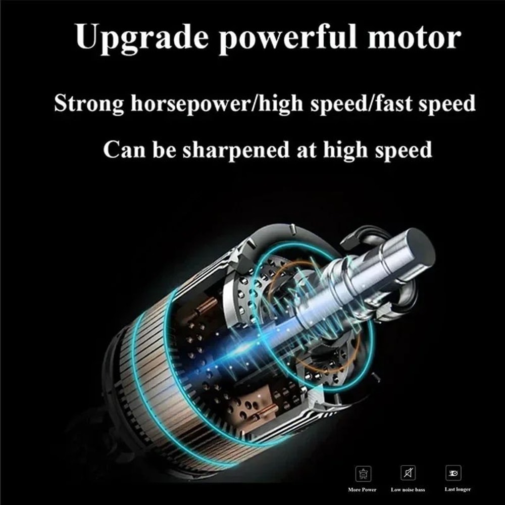 Electric Pet Nail Clippers Rechargeable Nail Grinder With LED Light For Dogs And Cats 15