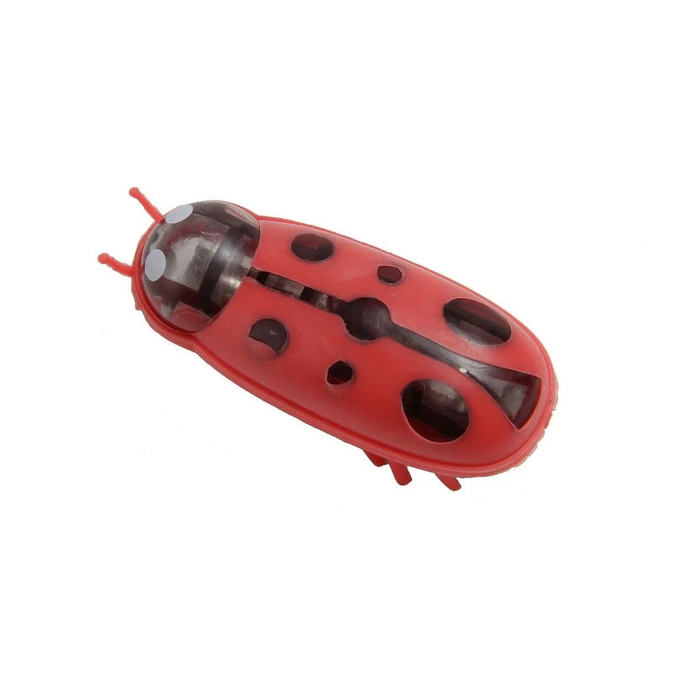 Mini Electric Ladybug Cat Toy Interactive Walking Insect Pet Toy 19