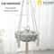 Hand Woven Cotton Rope Cat Hammock Hanging Pet Swing Basket For Indoor Use 0