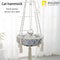 Hand Woven Cotton Rope Cat Hammock Hanging Pet Swing Basket For Indoor Use 0