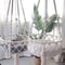 Hand Woven Cotton Rope Cat Hammock Hanging Pet Swing Basket For Indoor Use 2