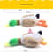 Plush Duck Dog Toy Squeaky Chew Toy With Rope For Teeth Cleaning 7