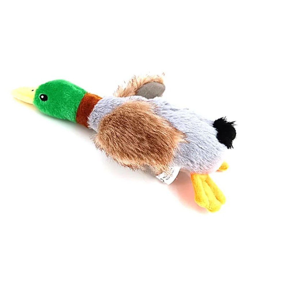 Plush Duck Dog Toy Squeaky Chew Toy With Rope For Teeth Cleaning 10