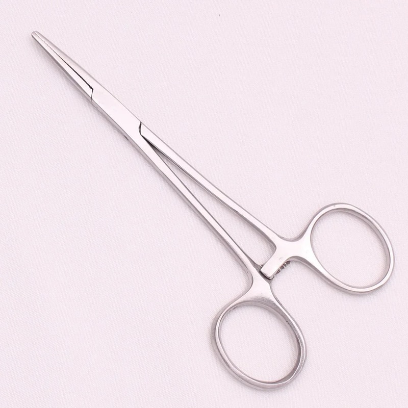 Pet Hemostatic Forceps 13cm Stainless Steel Professional Grooming And First Aid Tool 5