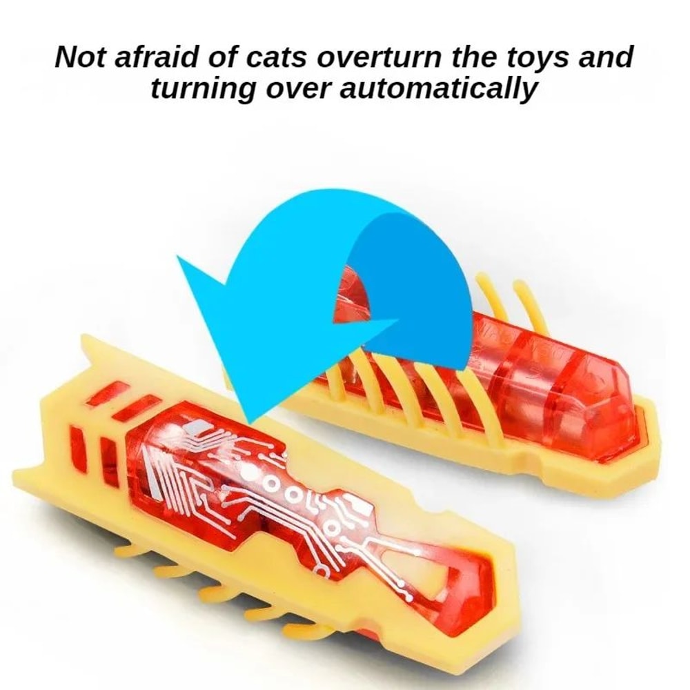 Electric Bug Cat Toy Automatic Mini Robot Insect With Catnip For Cats 2
