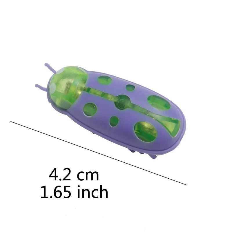 Electric Bug Cat Toy Automatic Mini Robot Insect With Catnip For Cats 12