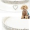 Three Row Rhinestone Pet Collar Elastic Sparkling Necklace For Cats And Dogs 9