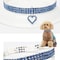 Three Row Rhinestone Pet Collar Elastic Sparkling Necklace For Cats And Dogs 10