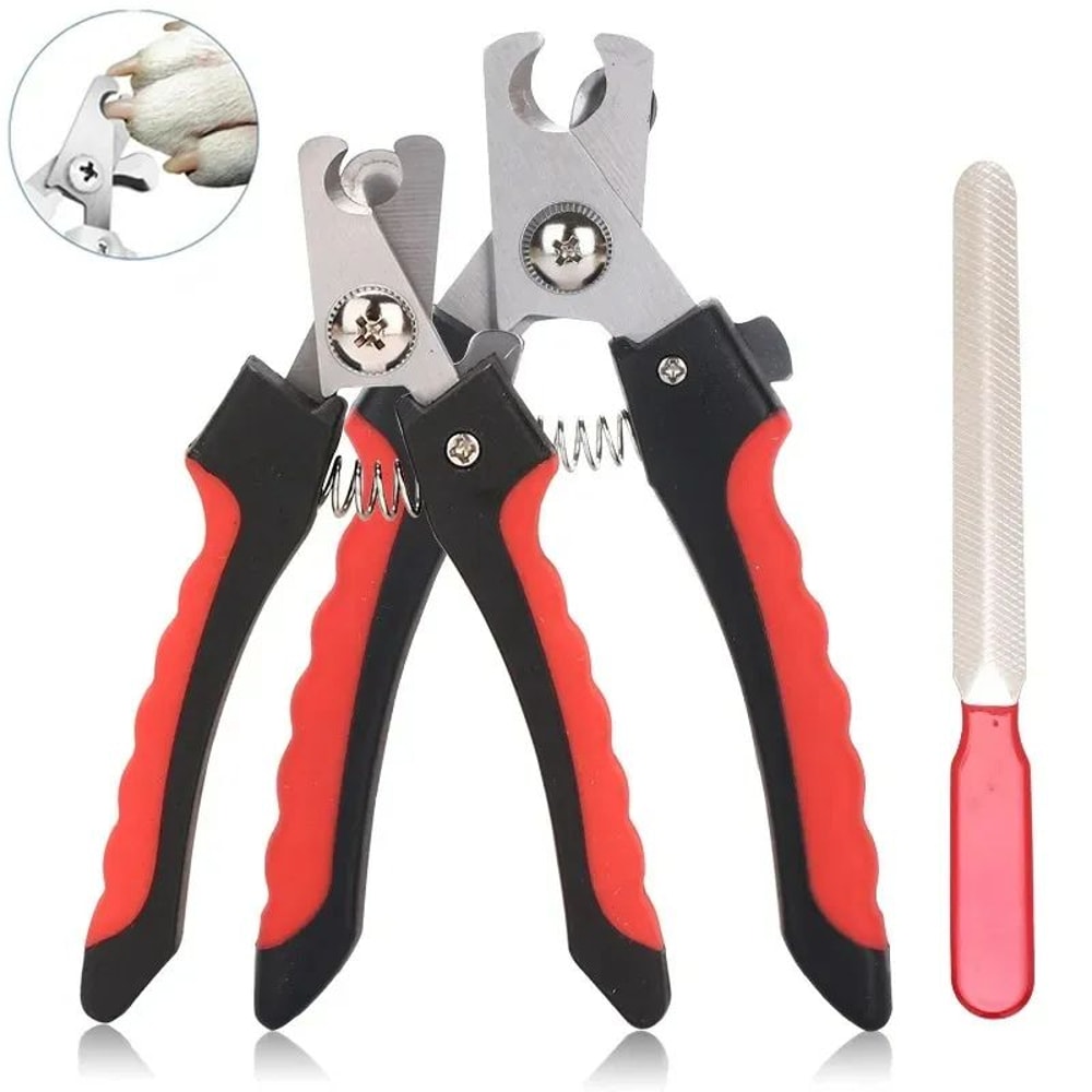 Pet Nail Clippers Stainless Steel Grooming Scissors For Dogs And Cats 0