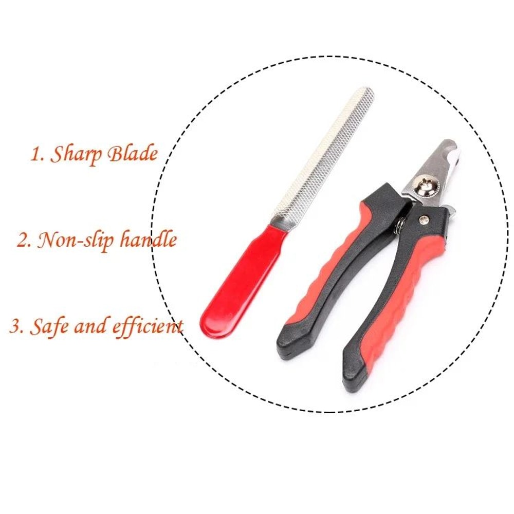 Pet Nail Clippers Stainless Steel Grooming Scissors For Dogs And Cats 7
