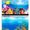 3D Aquarium Background Sticker Double Sided Fish Tank Landscape Decoration 6