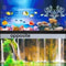3D Aquarium Background Sticker Double Sided Fish Tank Landscape Decoration 7