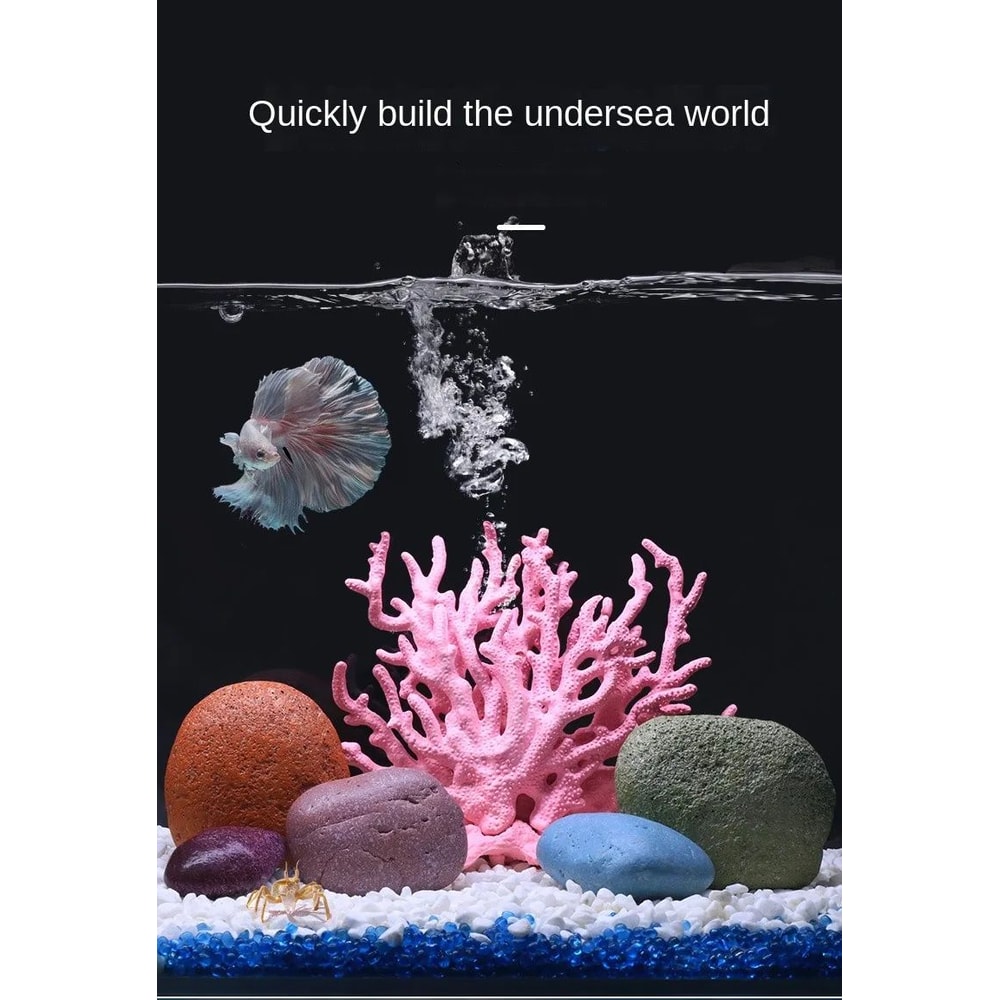 Aquarium Fake Coral Decoration Resin Marine Plant Ornament For Fish Tanks 5