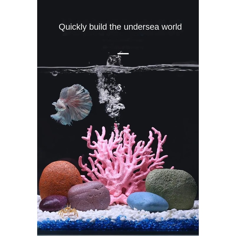 Aquarium Fake Coral Decoration Resin Marine Plant Ornament For Fish Tanks 5
