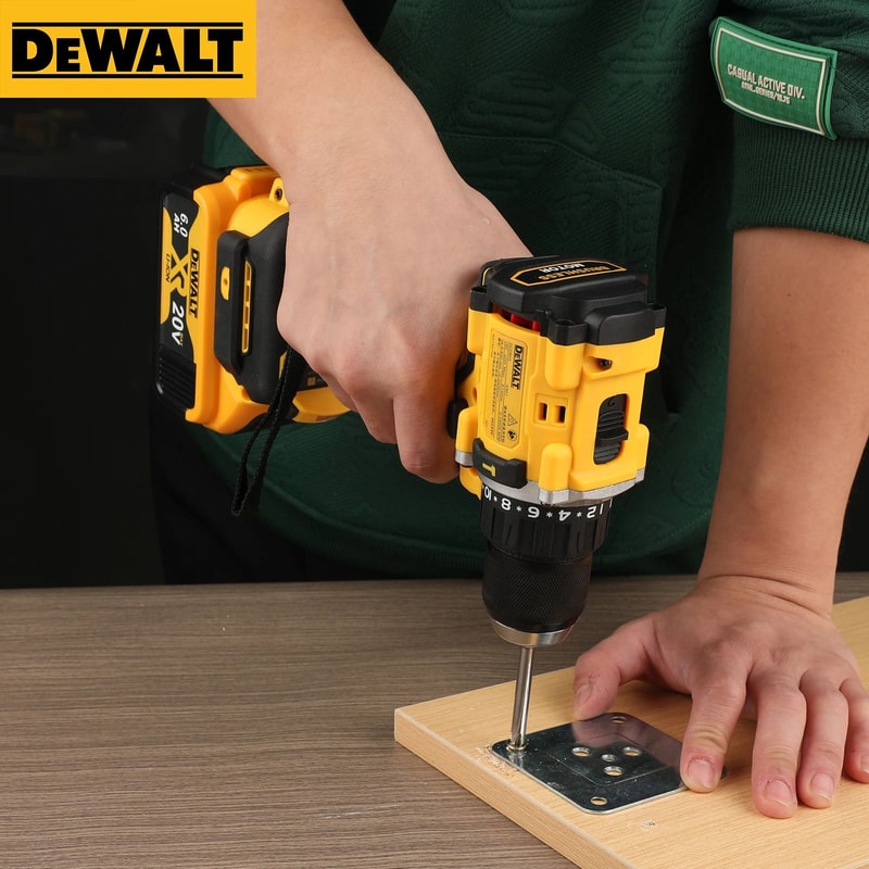 Dewalt 20V Lithium Battery Brushless Compact Electric Screwdriver And Impact Drill DCD805 6