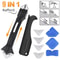 5 In 1 Metal Shovel Glue Tool Kit Silicone Spatula Caulk Remover And Sealant Finishing Tool 12