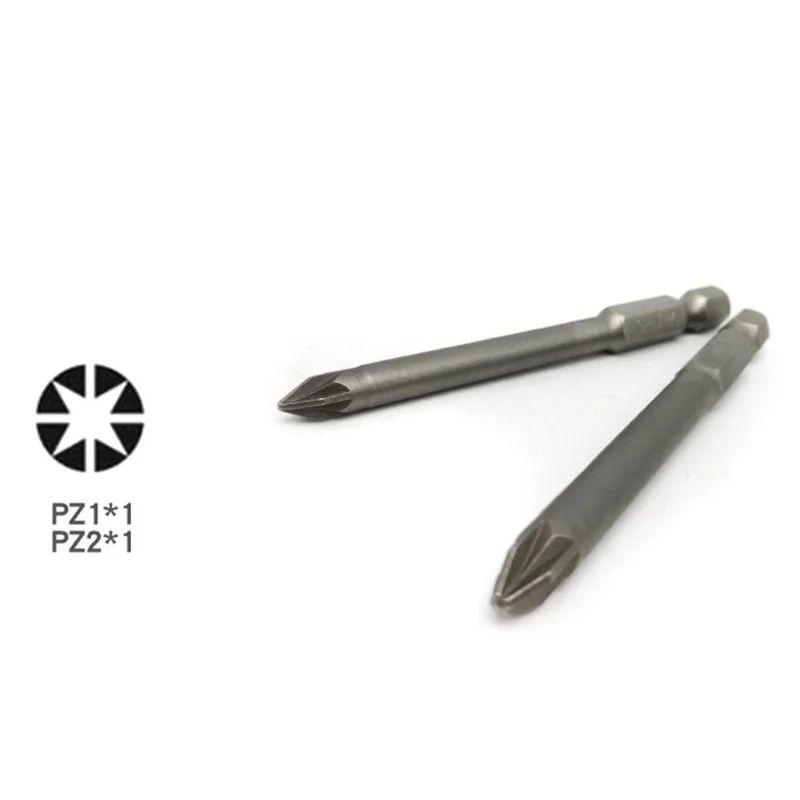 50 Piece Extra Long 75mm Security Bit Set Torx Star And Hex Screwdriver Bits 6