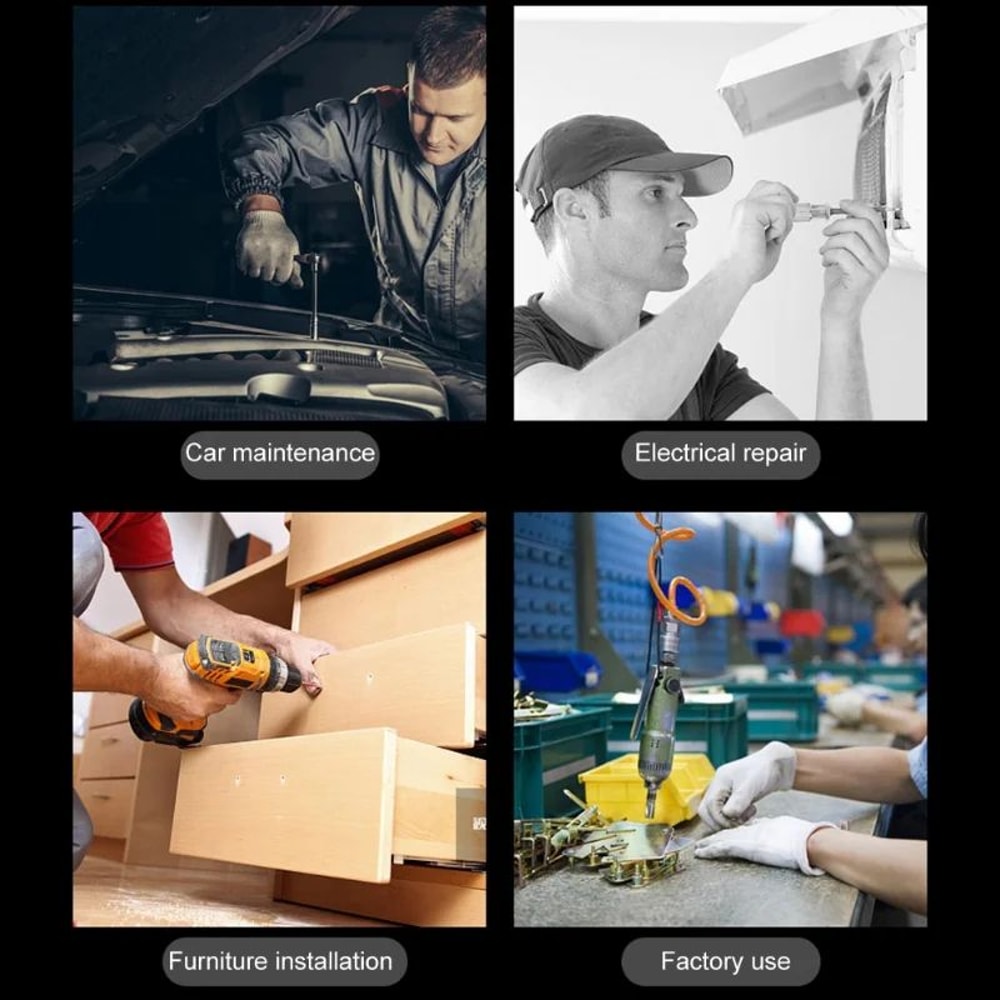 50 Piece Extra Long 75mm Security Bit Set Torx Star And Hex Screwdriver Bits 10