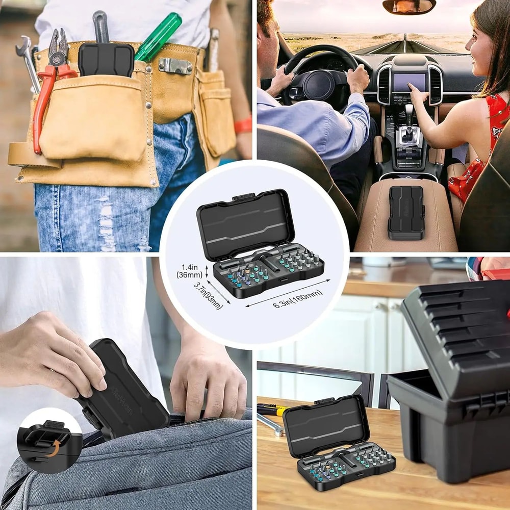 24 In 1 Ratchet Screwdriver Set Multi Purpose Magnetic Bits For DIY And Household Repair 5