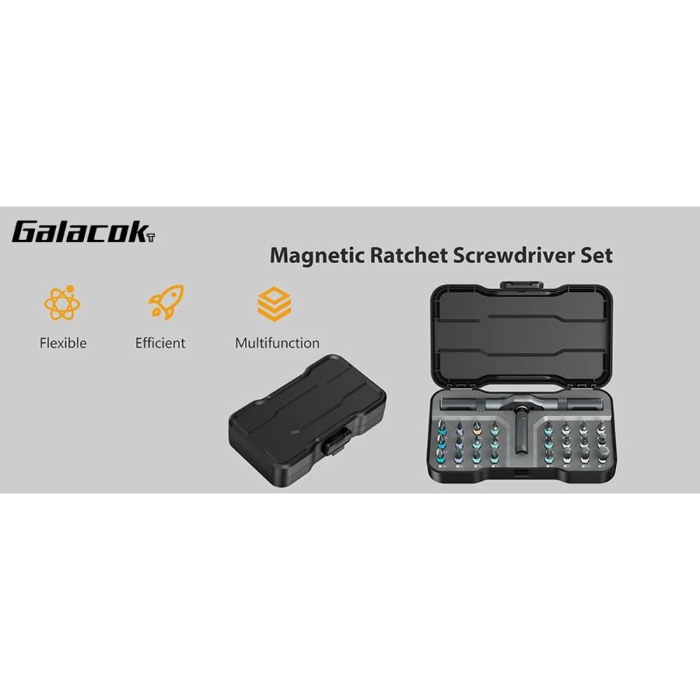 24 In 1 Ratchet Screwdriver Set Multi Purpose Magnetic Bits For DIY And Household Repair 6