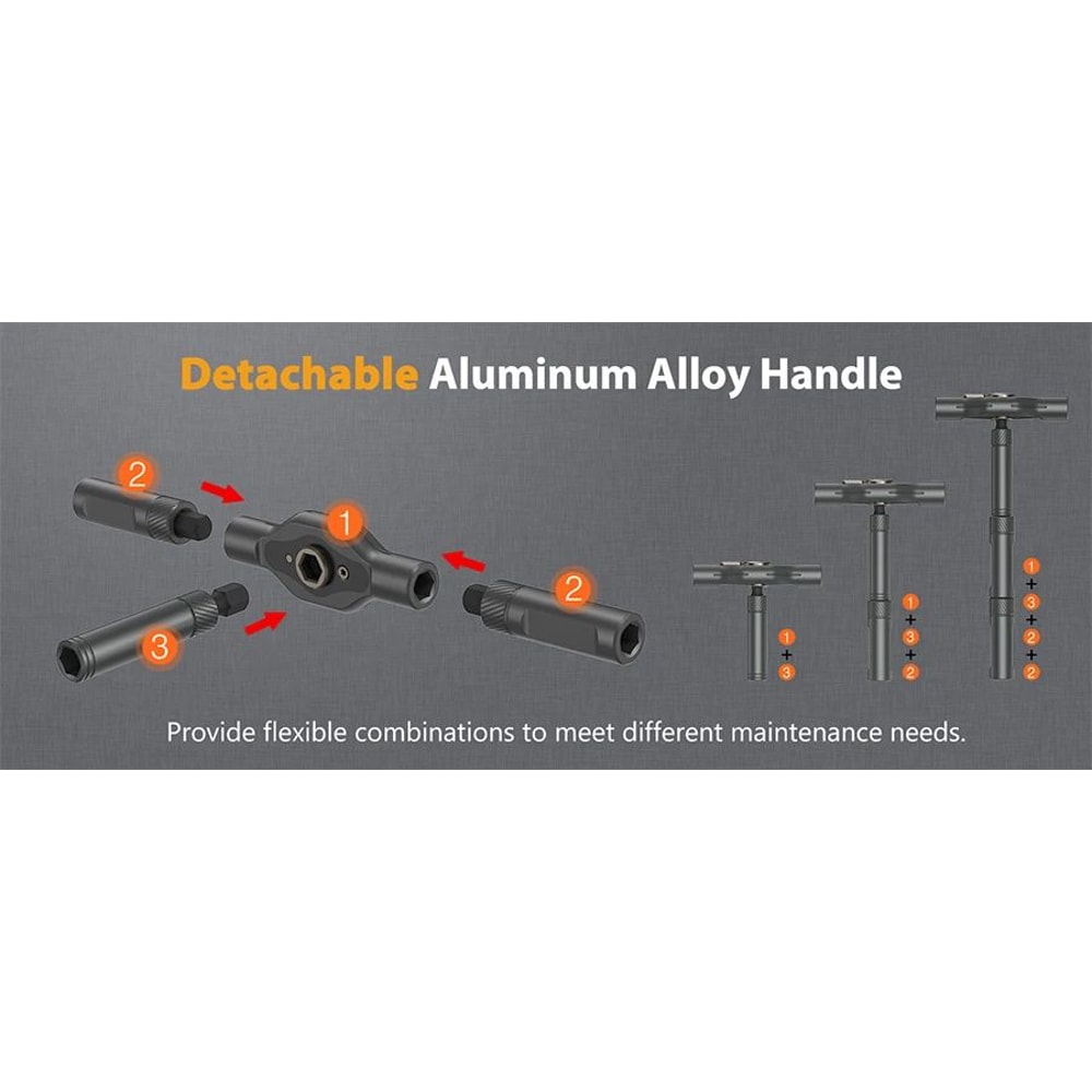 24 In 1 Ratchet Screwdriver Set Multi Purpose Magnetic Bits For DIY And Household Repair 7