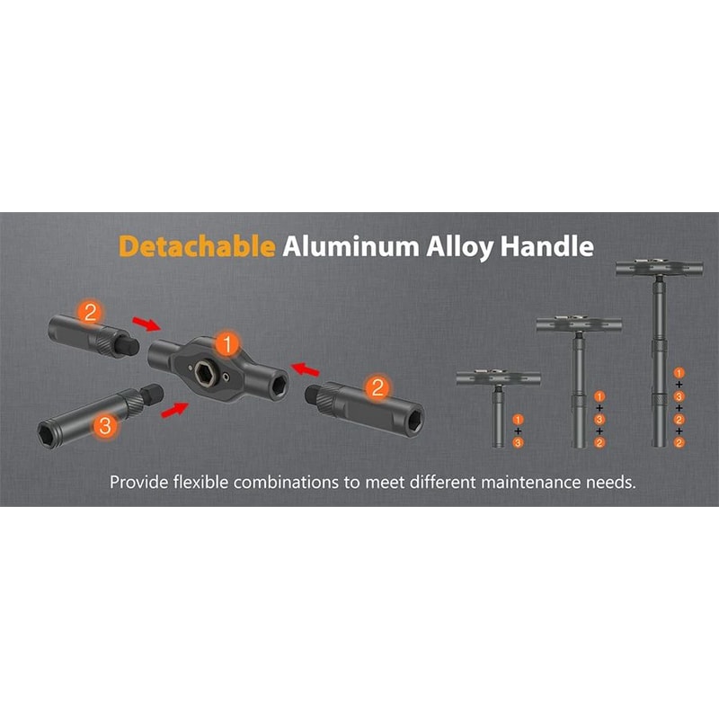 24 In 1 Ratchet Screwdriver Set Multi Purpose Magnetic Bits For DIY And Household Repair 7