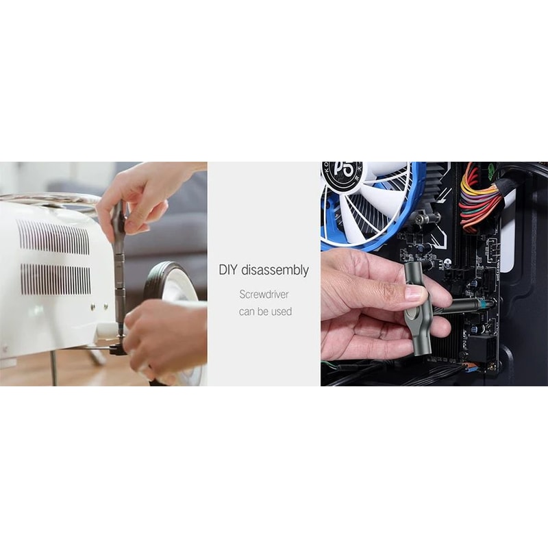 24 In 1 Ratchet Screwdriver Set Multi Purpose Magnetic Bits For DIY And Household Repair 12