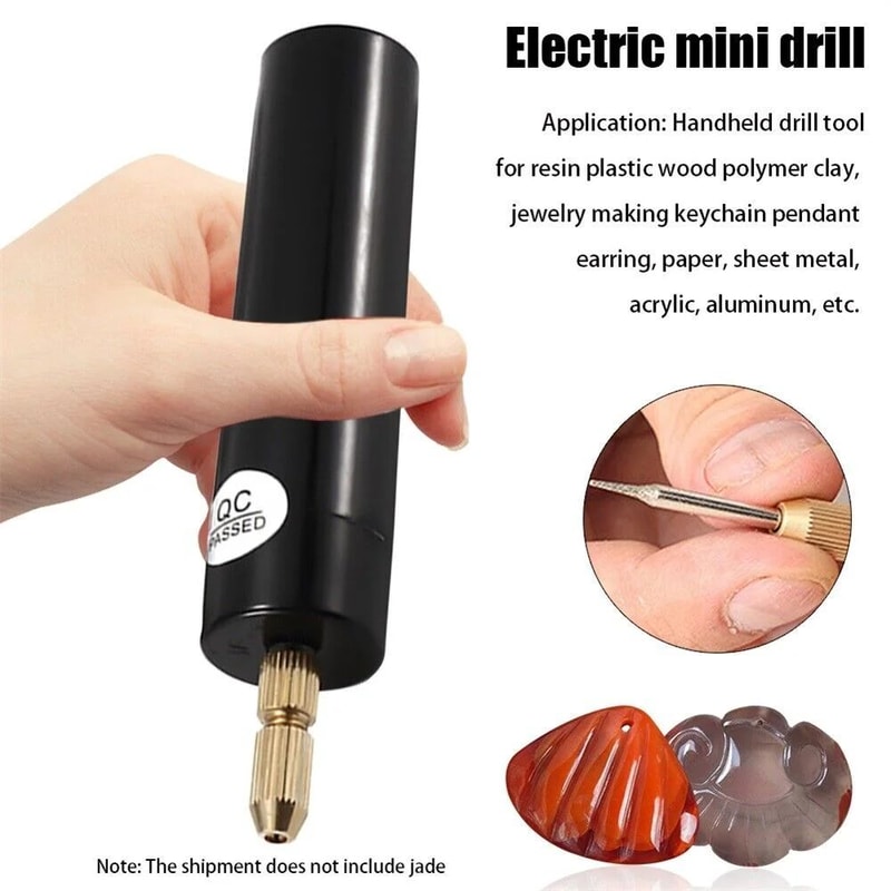 Handheld Mini Electric Drill USB DIY Engraving Pen Tool For Resin Jewelry And Wood Craft 2