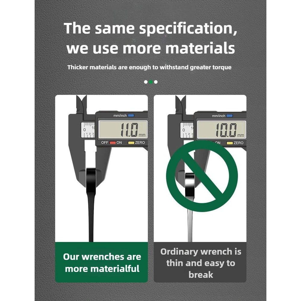 BAOLIAN Dual Directional Fast Plum Blossom Ratchet Wrench IndustrialGrade DualUse Opening Tool 11