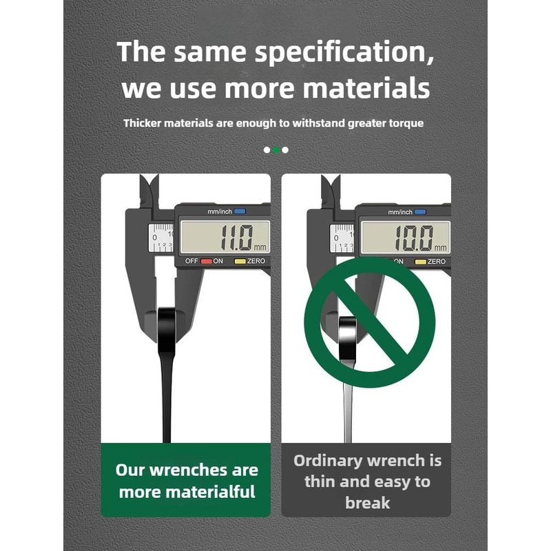 BAOLIAN Dual Directional Fast Plum Blossom Ratchet Wrench IndustrialGrade DualUse Opening Tool 11