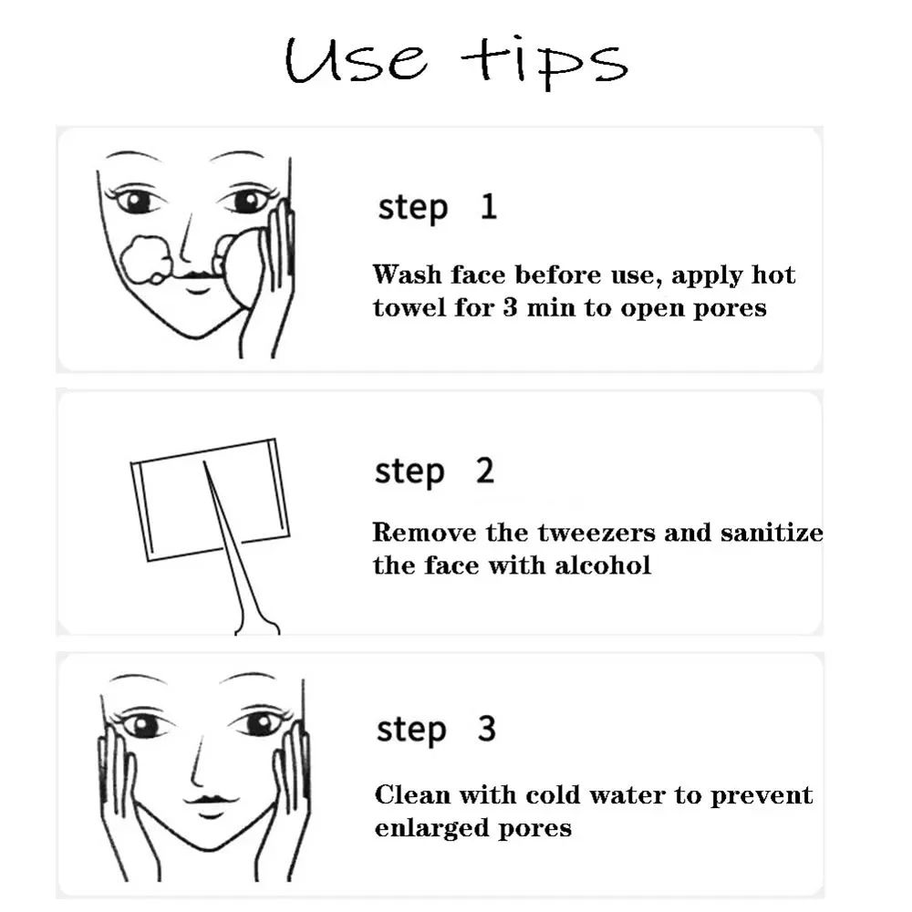 Professional UltraFine No5 Acne Blackhead Removal Tweezers Precision Pimple Extractor Tool 7