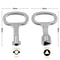Multifunction Universal Triangle Key Spanner Electric Cabinet Panel Lock And Door Access Tool 3