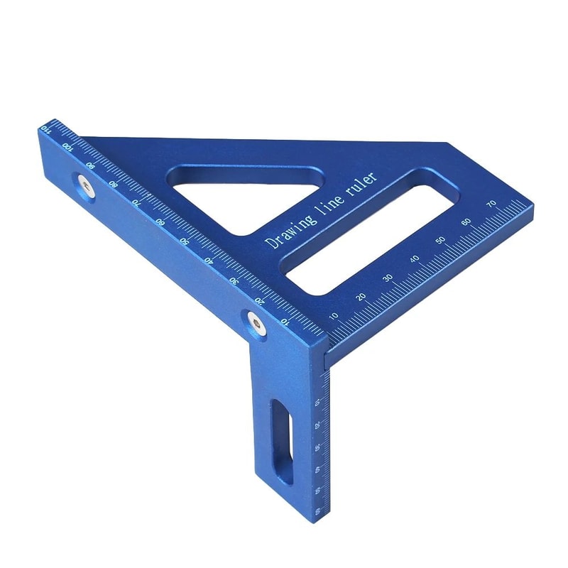 3D MultiAngle Measuring Ruler 4590 Carpentry Square Miter Triangle Layout Tool 6